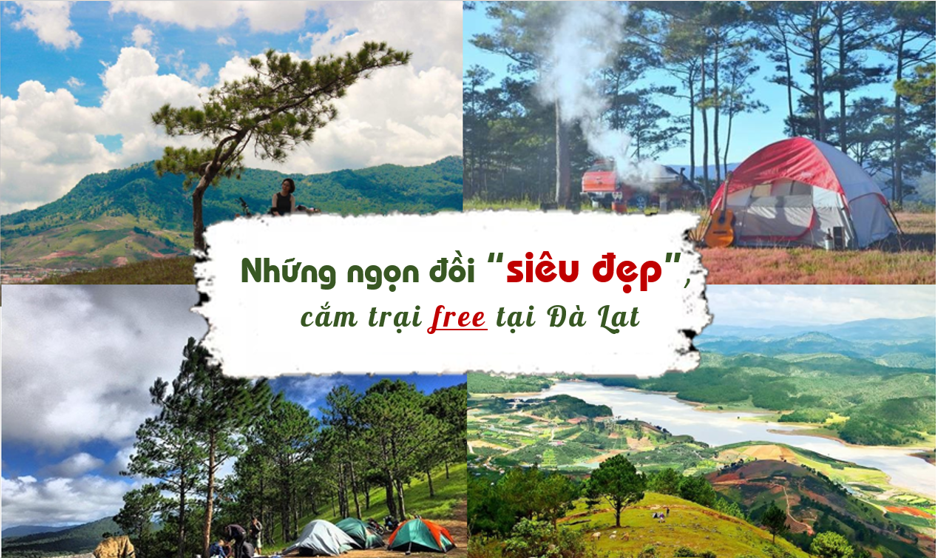 Những ngọn đồi “siêu đẹp” cắm trại free tại Đà Lạt