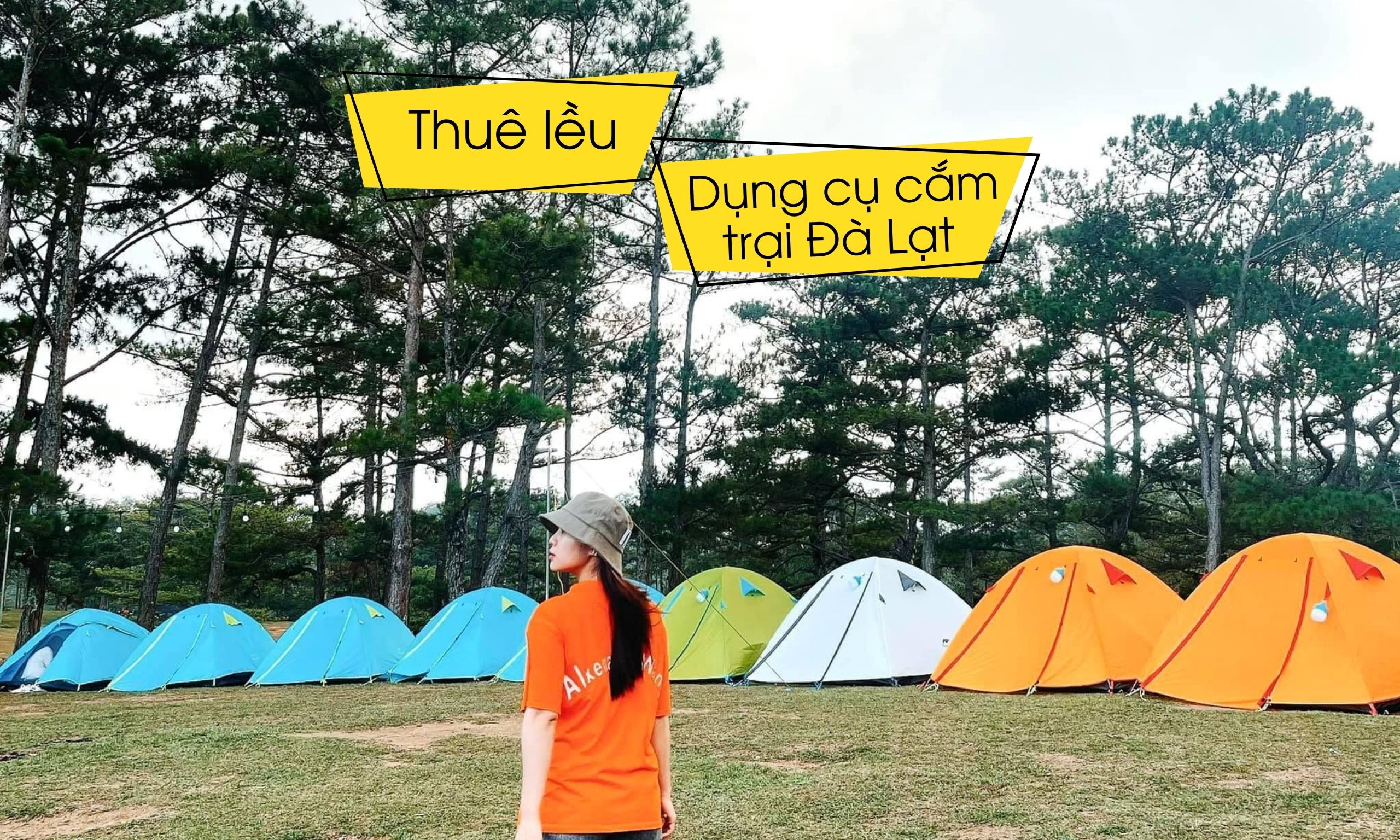 Dịch vụ cho thuê lều cắm trại Đà Lạt 