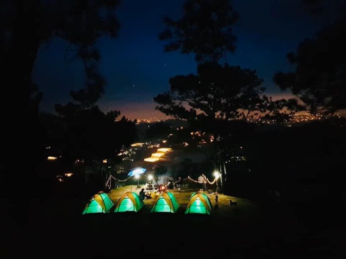 cắm trại qua đêm 