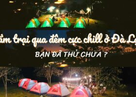 Trải nghiệm cắm trại qua đêm cực chill ở Đà Lạt bạn đã thử chưa?  