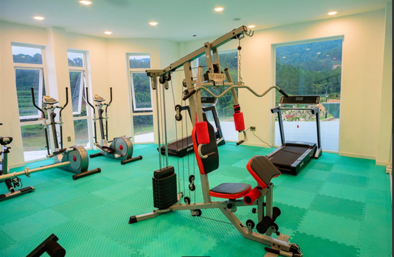 phòng tập gym tại dalat wonder resort