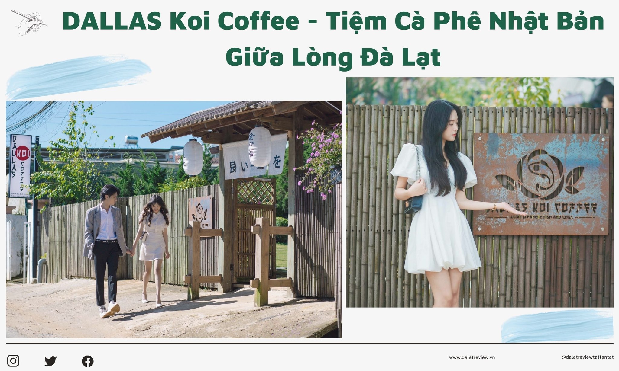 DALLAS Koi Coffee – Tiệm Cà Phê Nhật Bản Giữa Lòng Đà Lạt