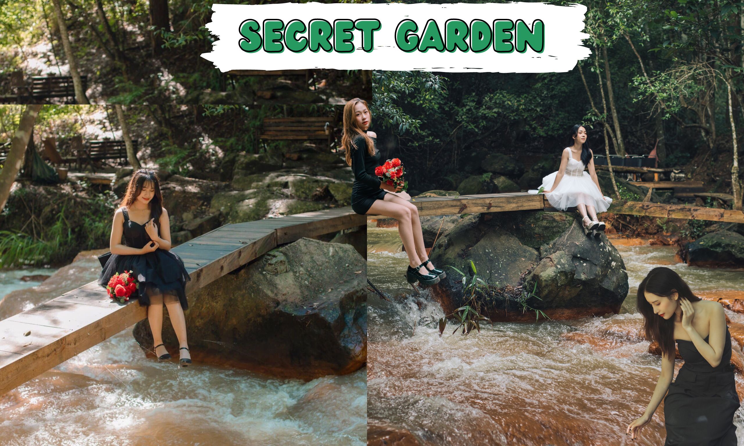 Secret Garden – Check in khu vườn bí mật bên suối hot hit tại Đà Lạt