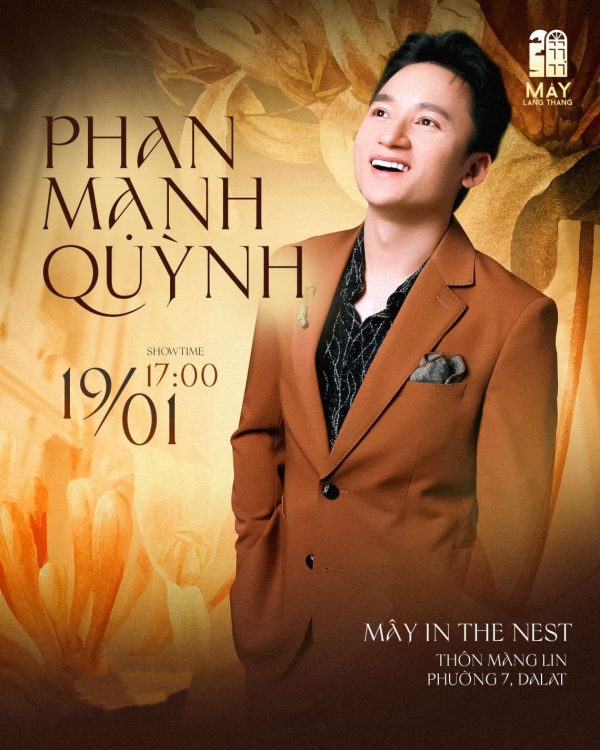 thông tin show phan mạnh quỳnh mây lang thang show