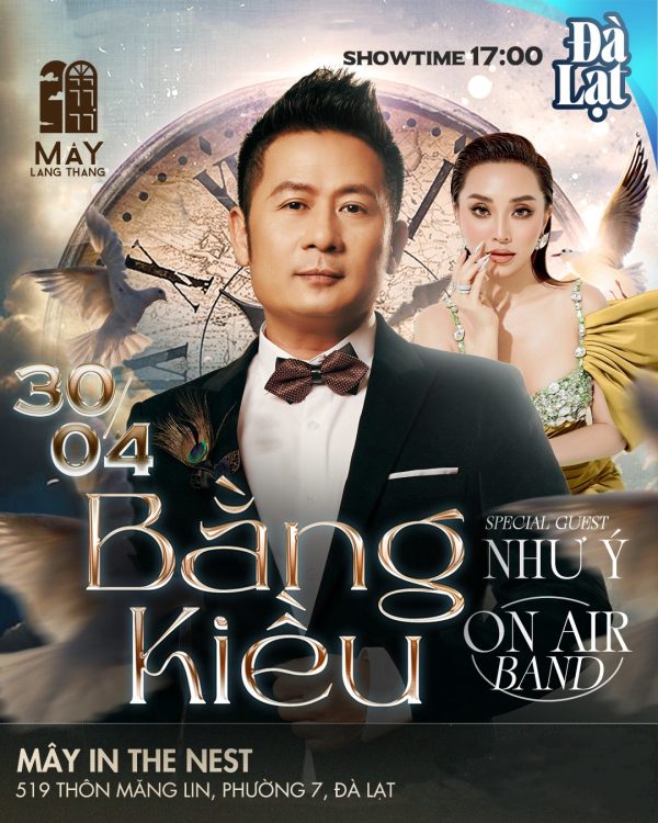 thông tin show bằng kiều mây lang thang