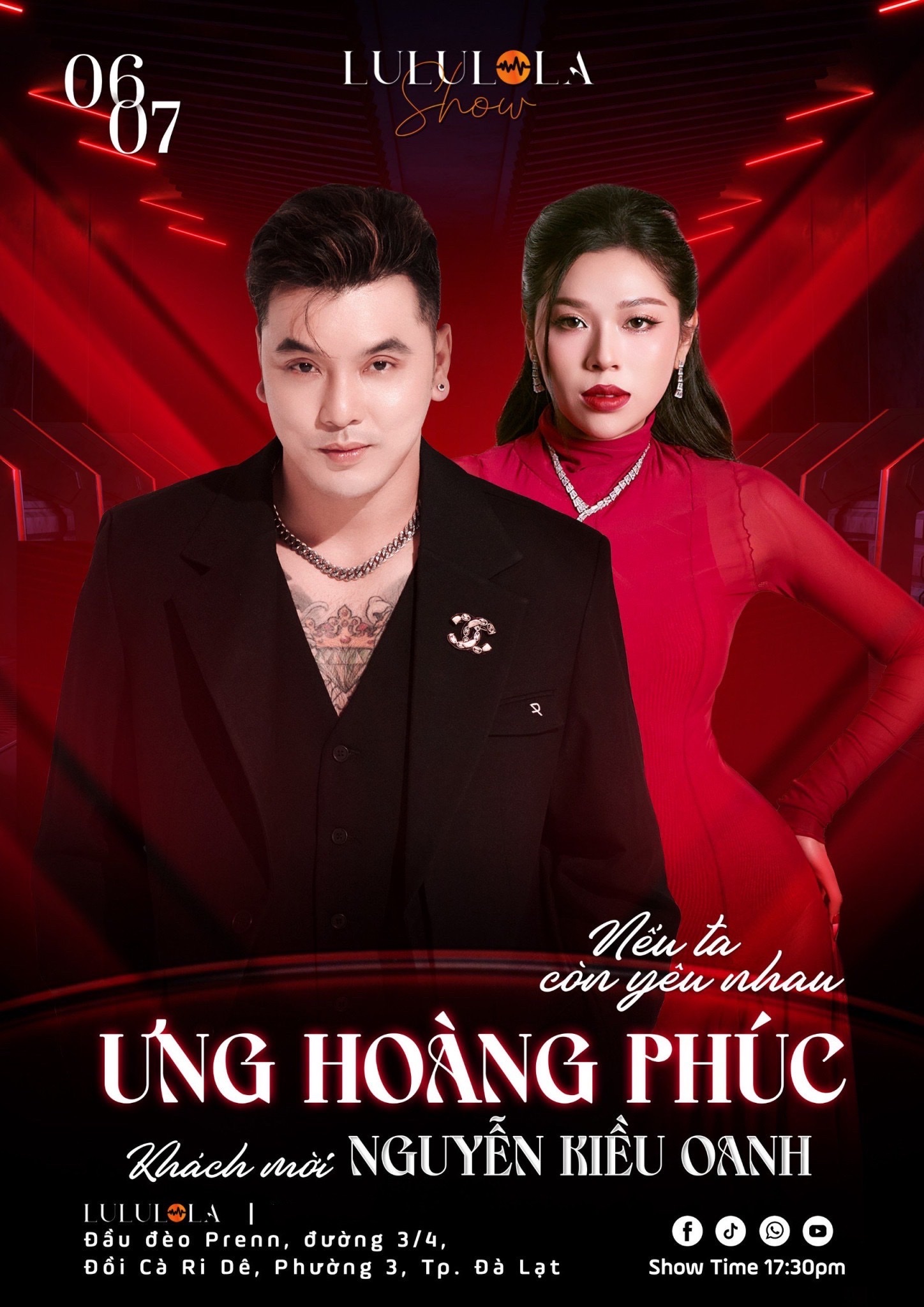 thông tin show ưng hoàng phúc lululola