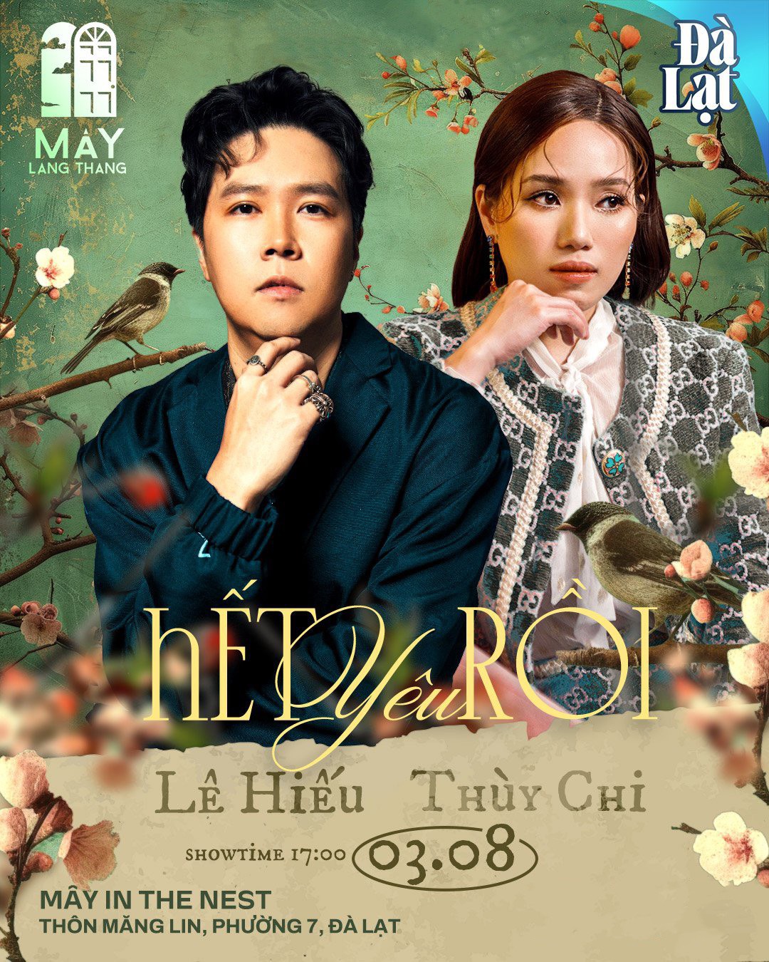 thông tin show lê hiếu mây đà lạt