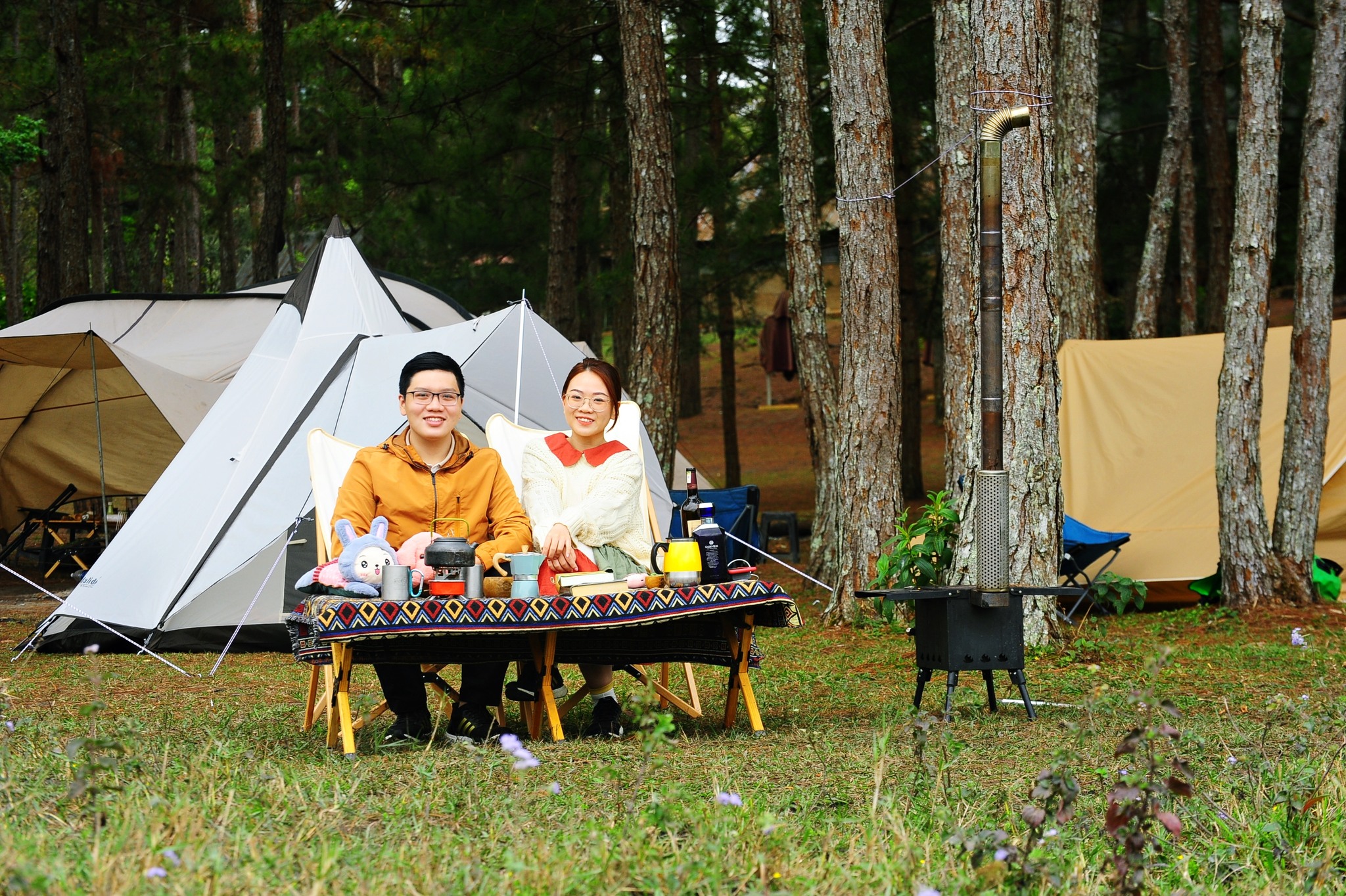 camping hồ tuyền lâm