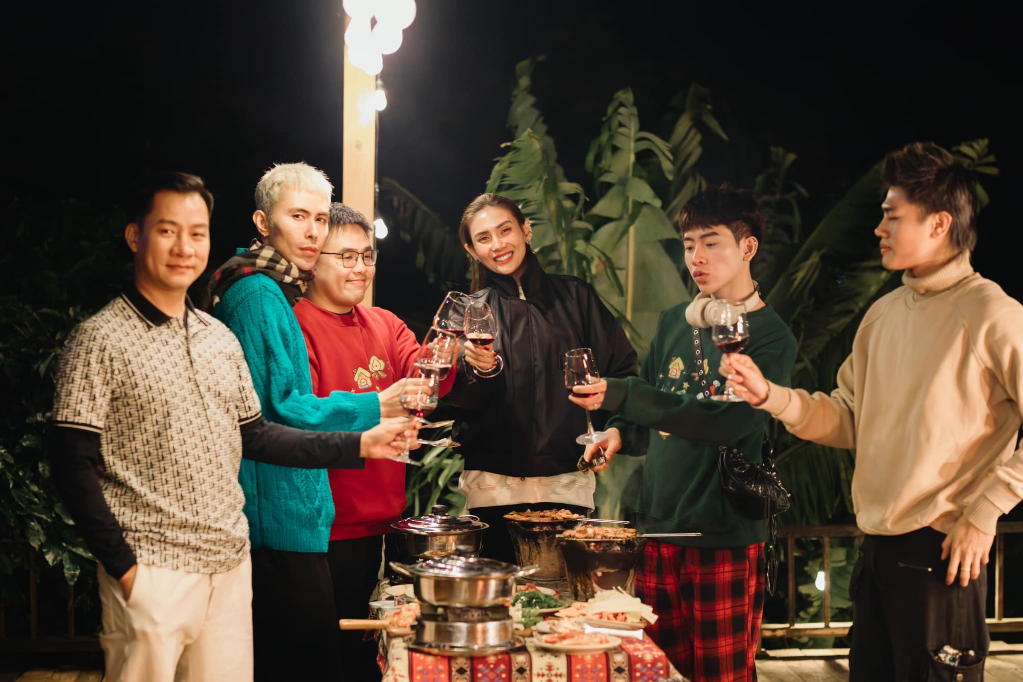 tiệc bbq cloud view glamping