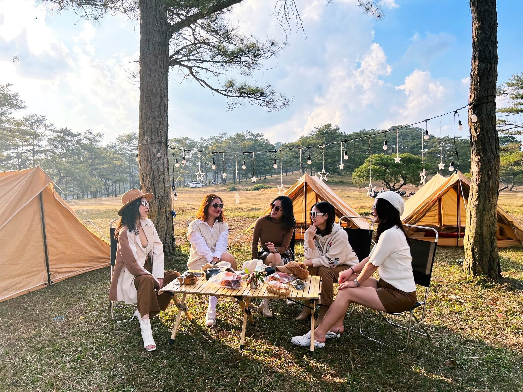 camping hồ tuyền lâm