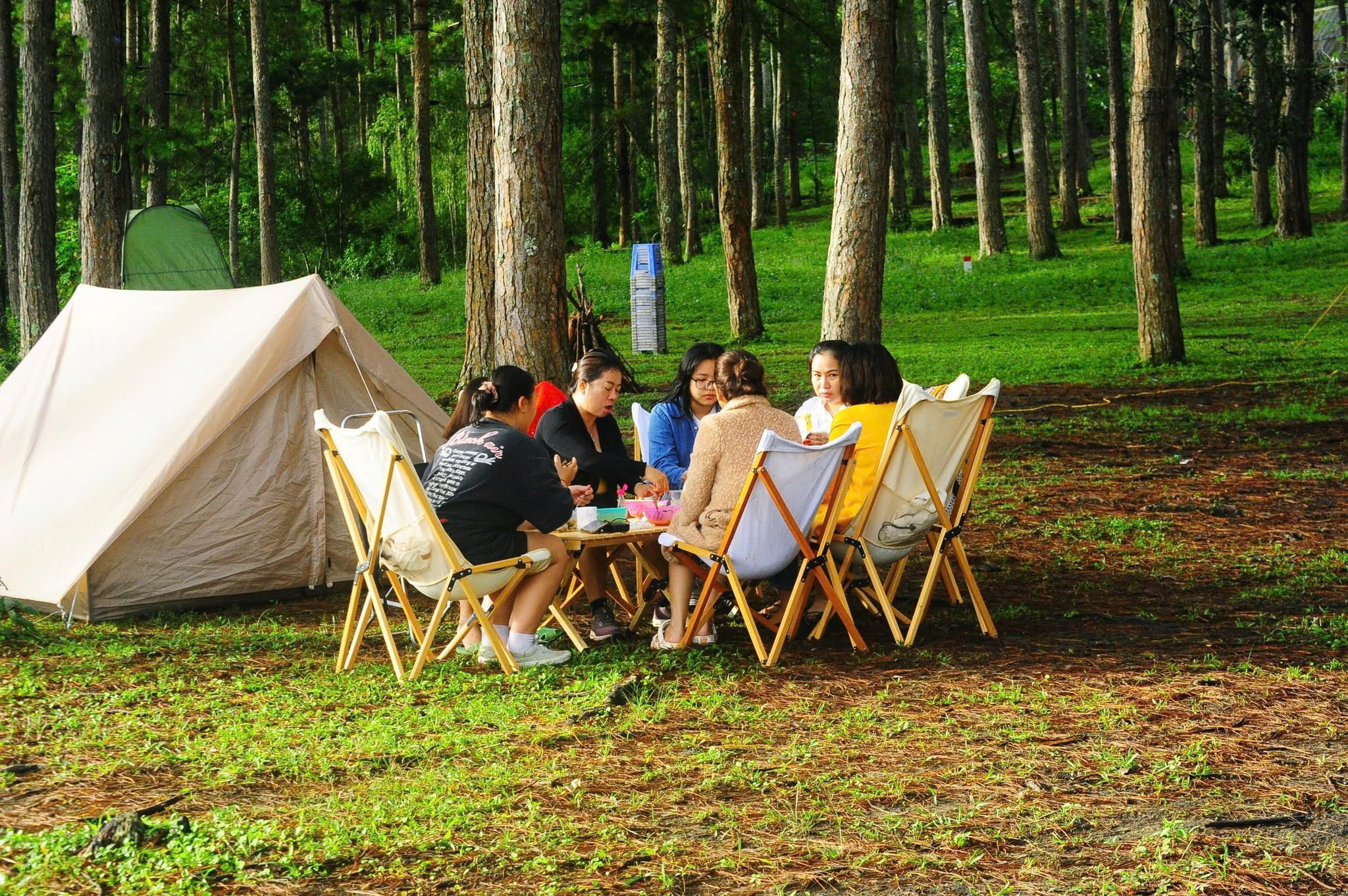 camping hồ tuyền lâm