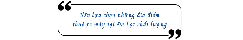 Nên lựa chọn những địa điểm thuê xe máy tại Đà Lạt chất lượng 