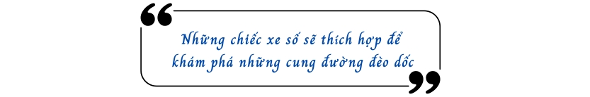 Những chiếc xe số sẽ thích hợp để khám phá những cung đường đèo dốc