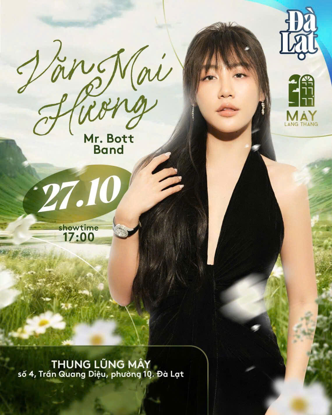 thông tin show văn mai hương mây lang thang