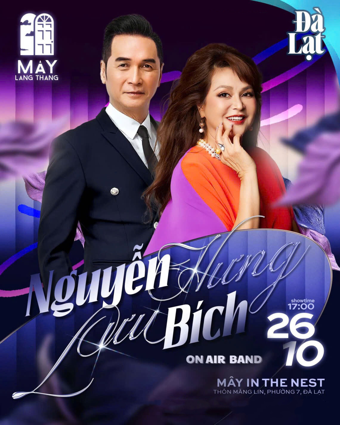 thông tin show nguyễn hưng mây đà lạt