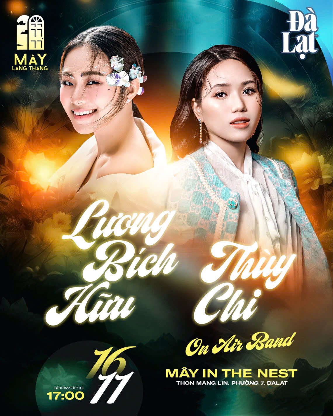 thông tin show thùy chi mây lang thang