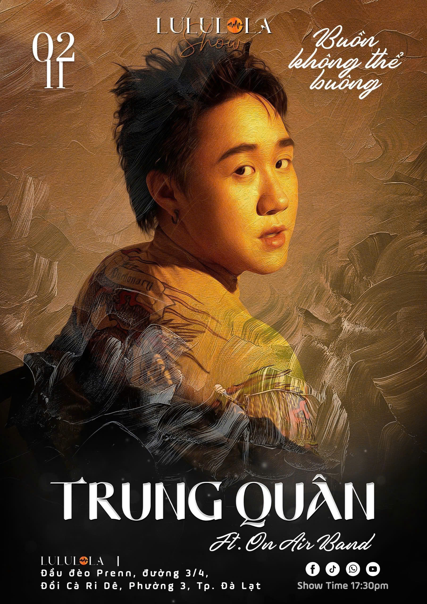 thông tin show trung quân lululola