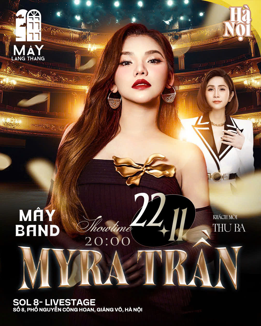 thông tin show myra trần mây hà nội