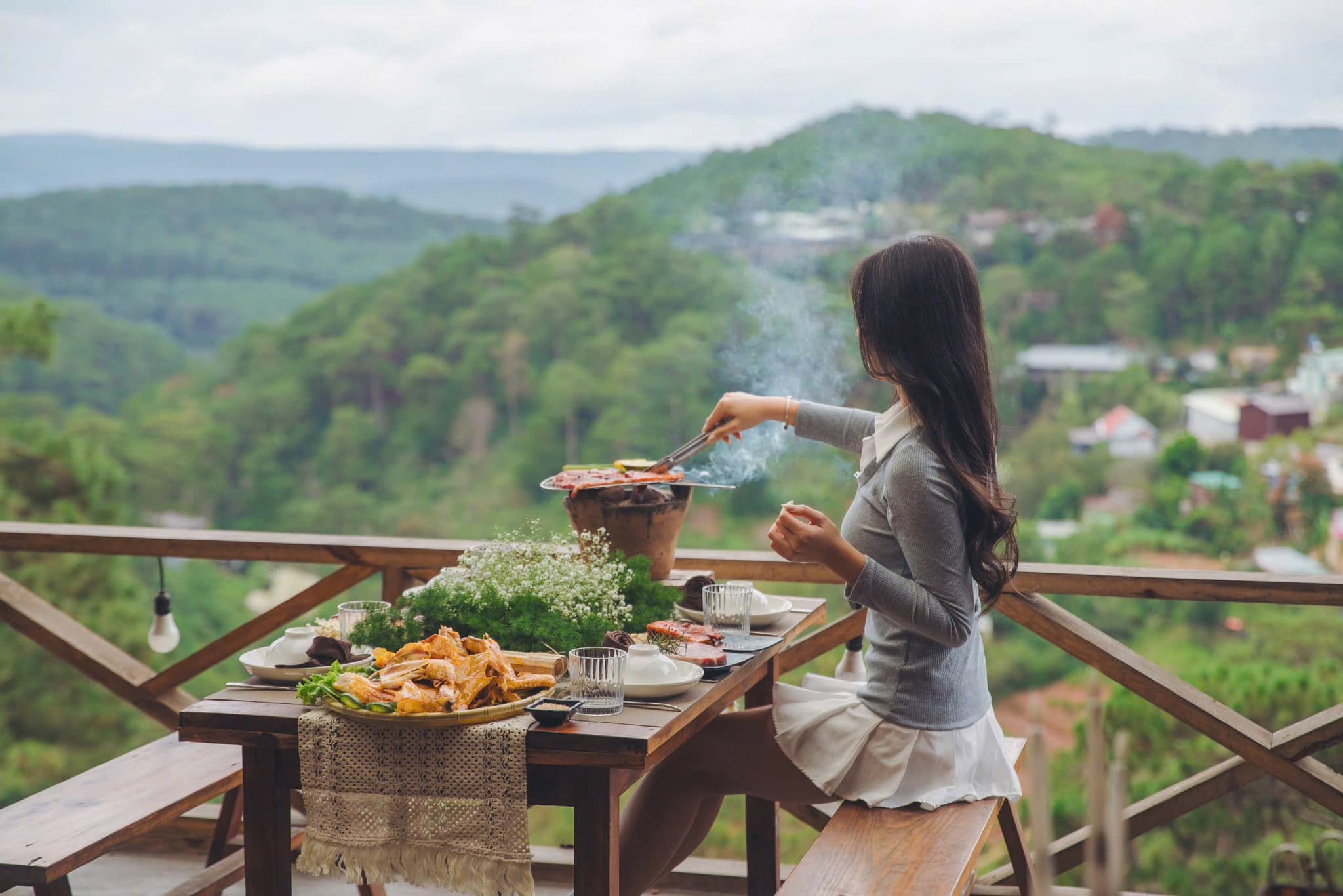 check in tiệm nướng trên mây