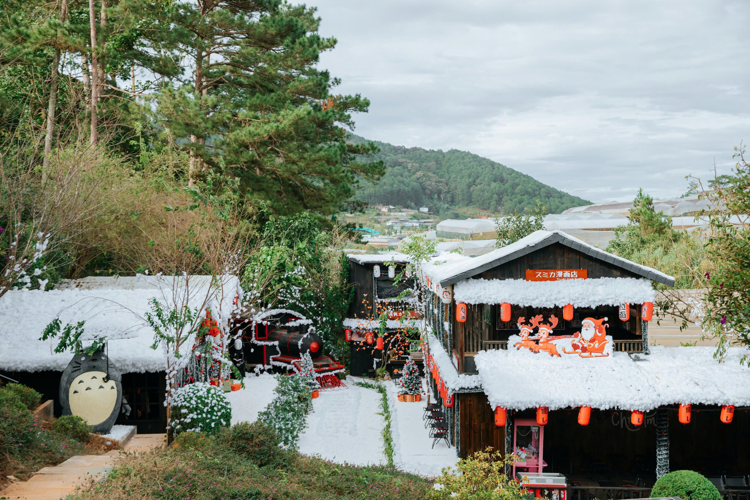 không gian noel tại quê garden