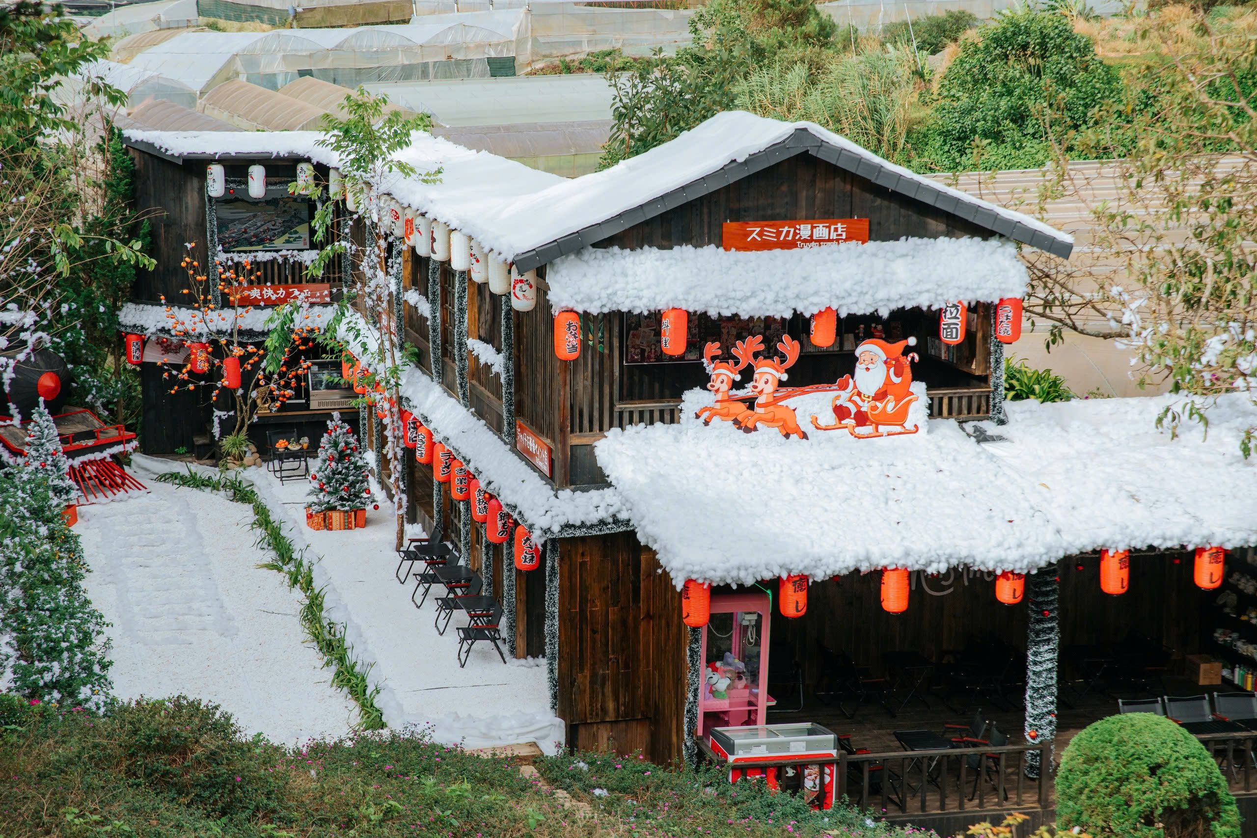 không gian noel tại quê garden