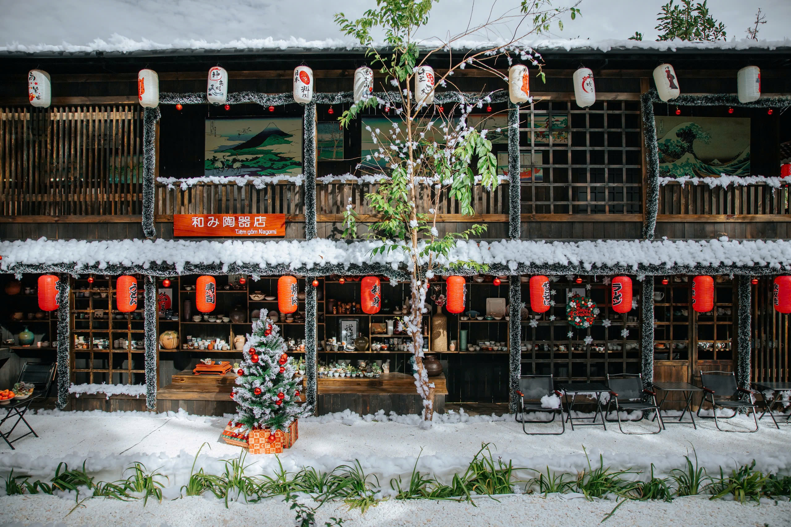 không gian noel tại quê garden