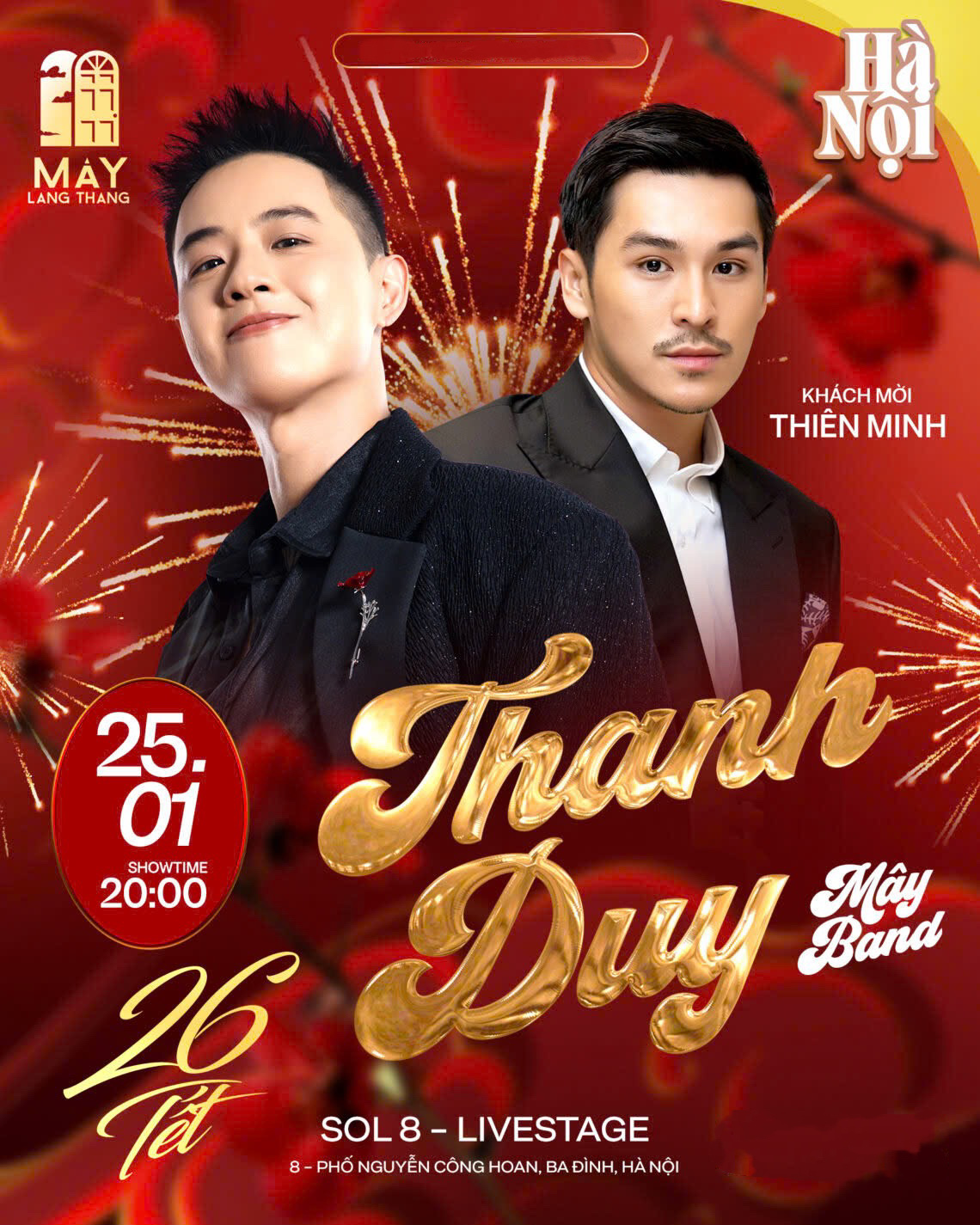 thông tin show thanh duy mây hà nội