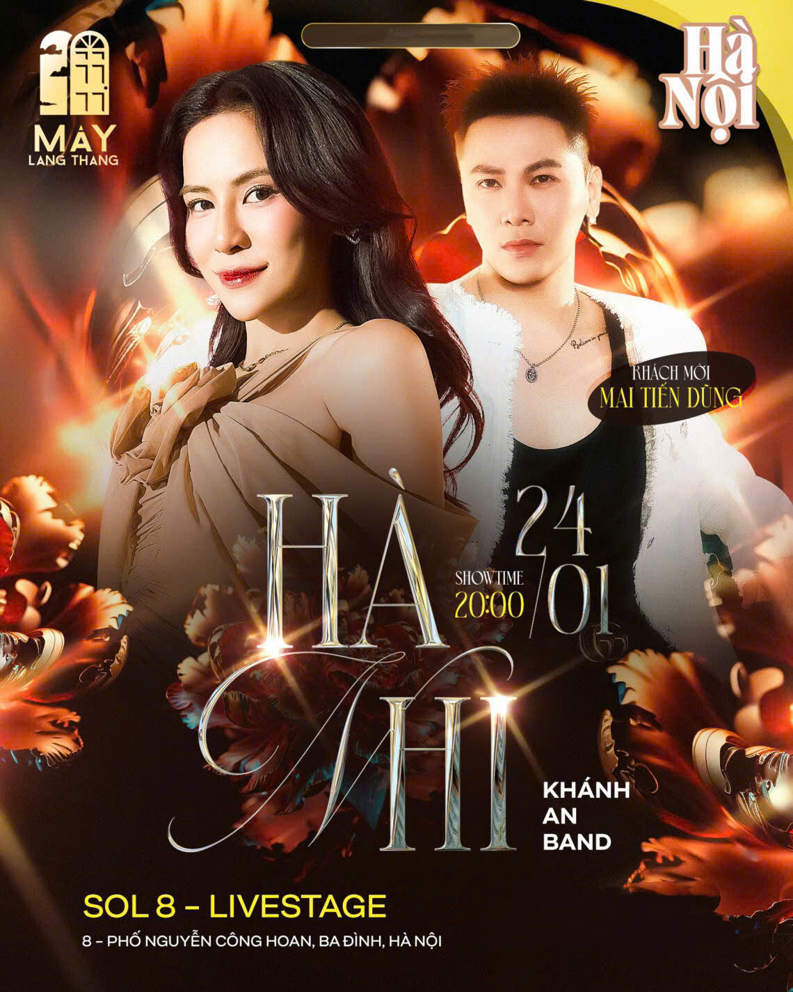 thông tin show hà nhi mây lang thang hà nội